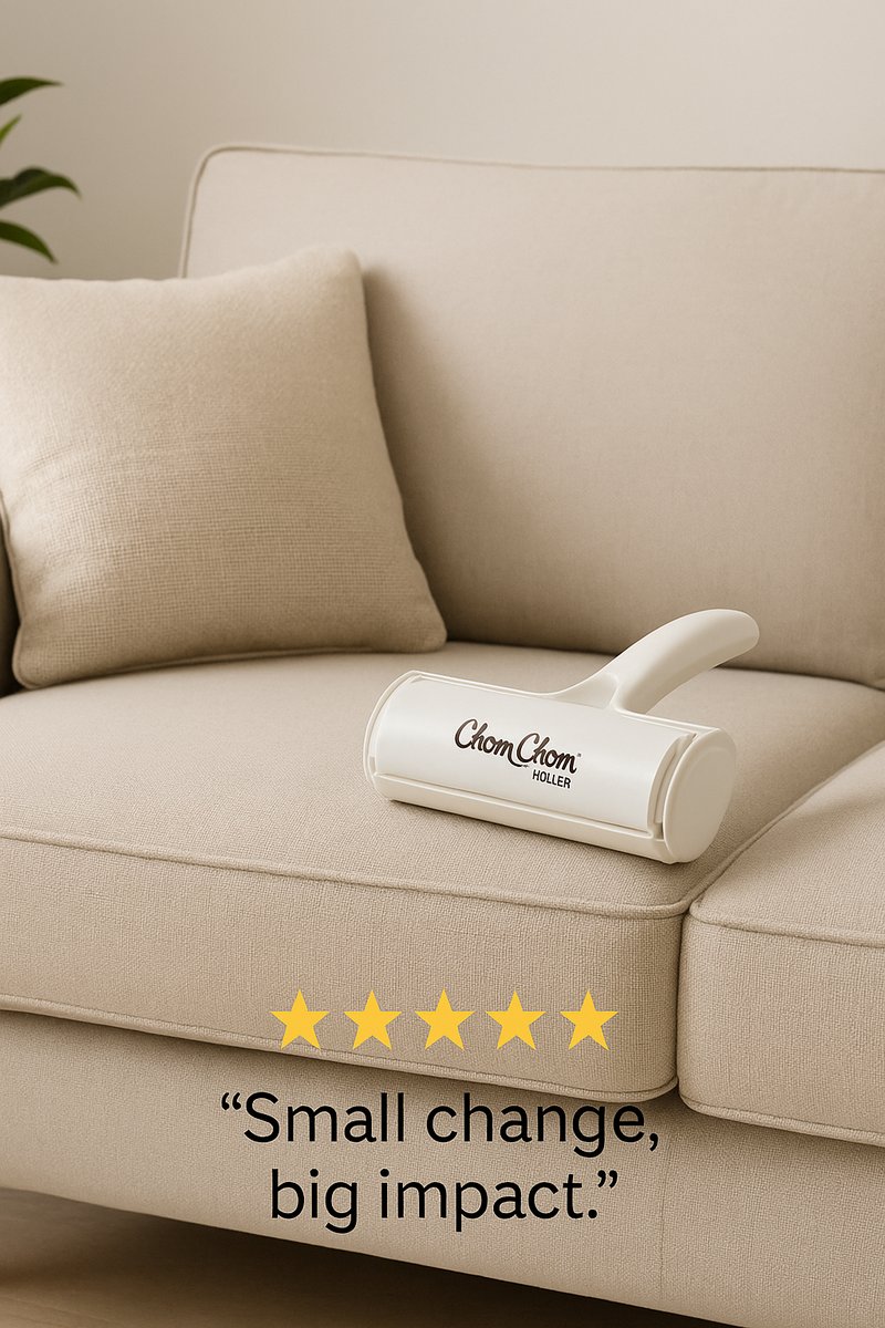 ChomChom Roller Pet Hair Remover and Reusable Lint Roller - Cat and Dog Hair Remover for Furniture, Couch, Carpet, Clothing and Bedding - Portable, Multi-Surface Fur Removal Tool (White) - Use Cases: How to Maximize the ChomChom Roller